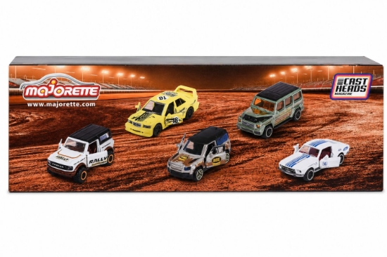 Imagine Majorette CastHeads Series set 5 mașinuțe scară 1:64