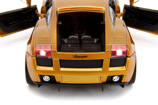 Imagine JADA FAST FURIOUS MASINUTA METALICA LAMBORGHINI GALLARDO AURIU SCARA 1 LA 24