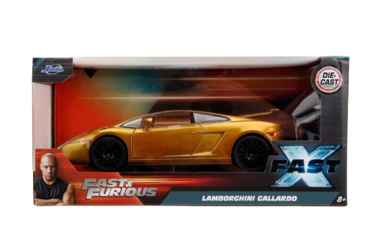 Imagine JADA FAST FURIOUS MASINUTA METALICA LAMBORGHINI GALLARDO AURIU SCARA 1 LA 24