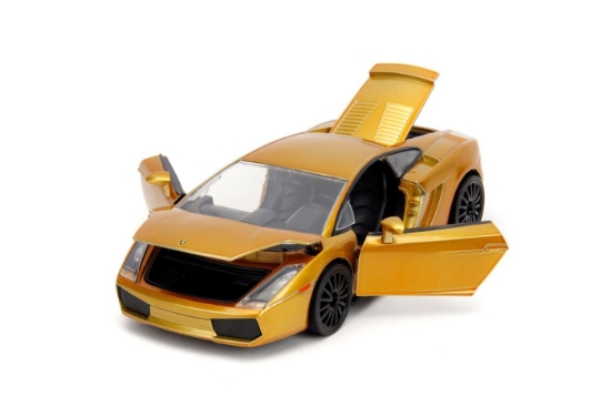 Imagine JADA FAST FURIOUS MASINUTA METALICA LAMBORGHINI GALLARDO AURIU SCARA 1 LA 24