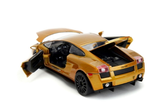 Imagine JADA FAST FURIOUS MASINUTA METALICA LAMBORGHINI GALLARDO AURIU SCARA 1 LA 24