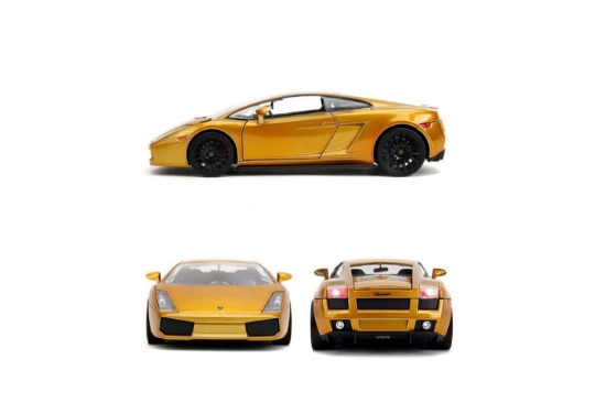 Imagine JADA FAST FURIOUS MASINUTA METALICA LAMBORGHINI GALLARDO AURIU SCARA 1 LA 24