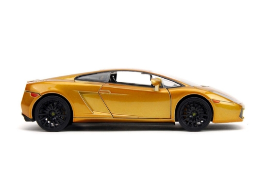 Imagine JADA FAST FURIOUS MASINUTA METALICA LAMBORGHINI GALLARDO AURIU SCARA 1 LA 24