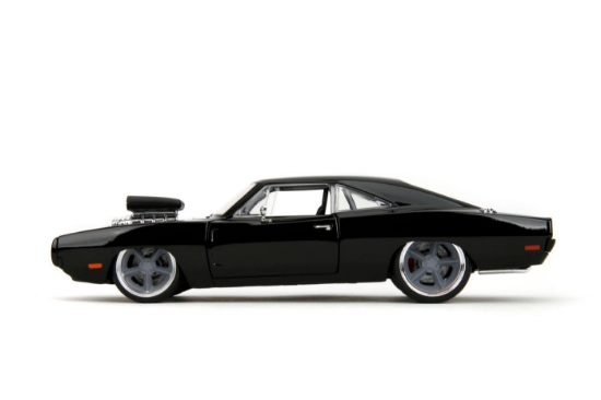 Imagine JADA FAST AND FURIOUS MASINUTA METALICA DODGE CHARGER 1970 NEGRU SCARA 1 LA 24
