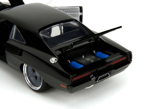 Imagine JADA FAST AND FURIOUS MASINUTA METALICA DODGE CHARGER 1970 NEGRU SCARA 1 LA 24
