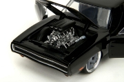 Imagine JADA FAST AND FURIOUS MASINUTA METALICA DODGE CHARGER 1970 NEGRU SCARA 1 LA 24