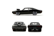 Imagine JADA FAST AND FURIOUS MASINUTA METALICA DODGE CHARGER 1970 NEGRU SCARA 1 LA 24