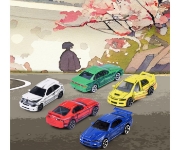 Imagine MAJORETTE SET 5 MASINUTE METALICE JDM LEGENDS PREMIUM ANIME SCARA 1 LA 64