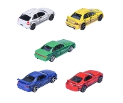 Imagine MAJORETTE SET 5 MASINUTE METALICE JDM LEGENDS PREMIUM ANIME SCARA 1 LA 64