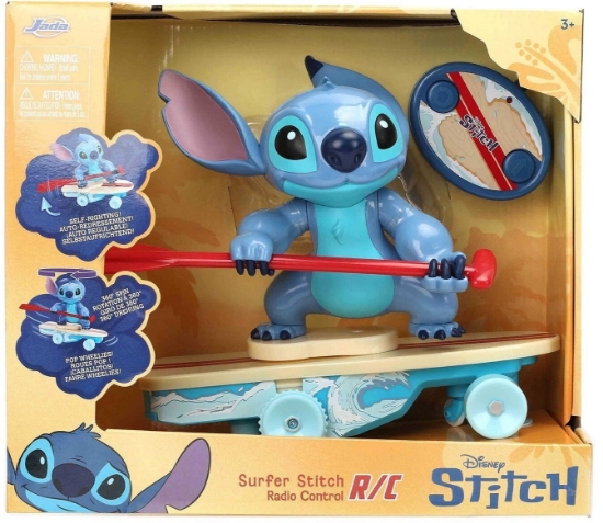 Imagine JADA DISNEY STITCH PLACA DE SURF CU TELECOMANDA SI FIGURINA STITCH