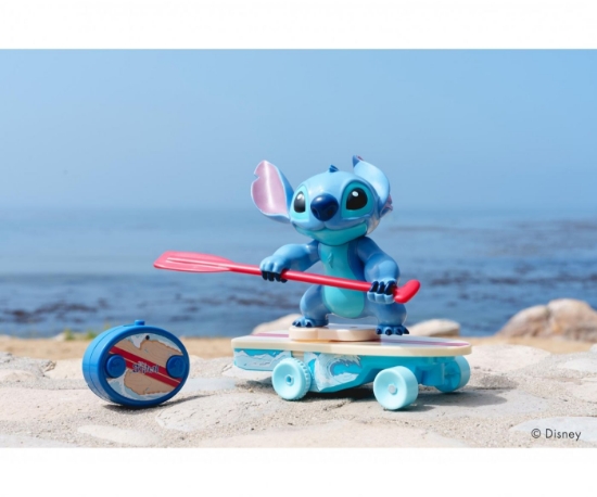 Imagine JADA DISNEY STITCH PLACA DE SURF CU TELECOMANDA SI FIGURINA STITCH