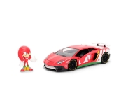 Imagine JADA SONIC ARICIUL SET FIGURINA SONIC SI MASINUTA METALICA LAMBORGHINI AVENTADOR SV SCARA 1 LA 24