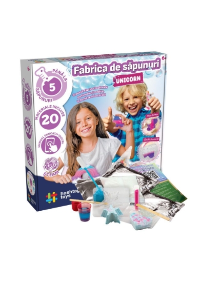 Imagine SET FABRICA DE SAPUN UNICORN
