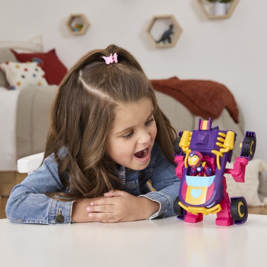Imagine MARVEL IRON MAN SI PRIETENII SAI UIMITORI SET VEHICUL 2 IN 1 SI FIGURINA IRON HEART