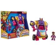Imagine MARVEL IRON MAN SI PRIETENII SAI UIMITORI SET VEHICUL 2 IN 1 SI FIGURINA IRON HEART