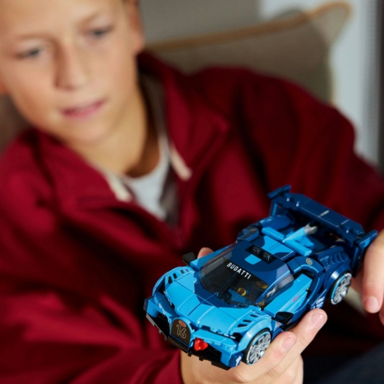 Imagine LEGO SPEED CHAMPIONS HIPERMASINA SPORT BUGATTI VISION GT 77253