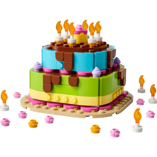 Imagine LEGO TORT PENTRU PETRECEREA DE ZI DE NASTERE 40815