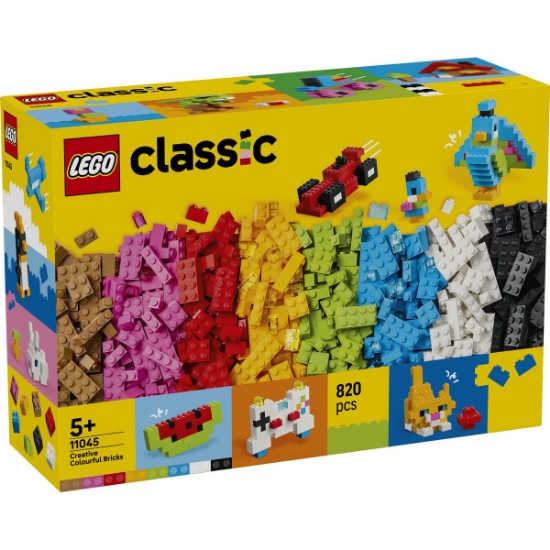 Imagine LEGO CLASSIC CARAMIZI CREATIVE IN CULORI 11045