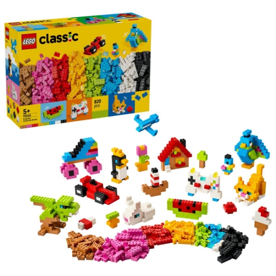 Imagine LEGO CLASSIC CARAMIZI CREATIVE IN CULORI 11045