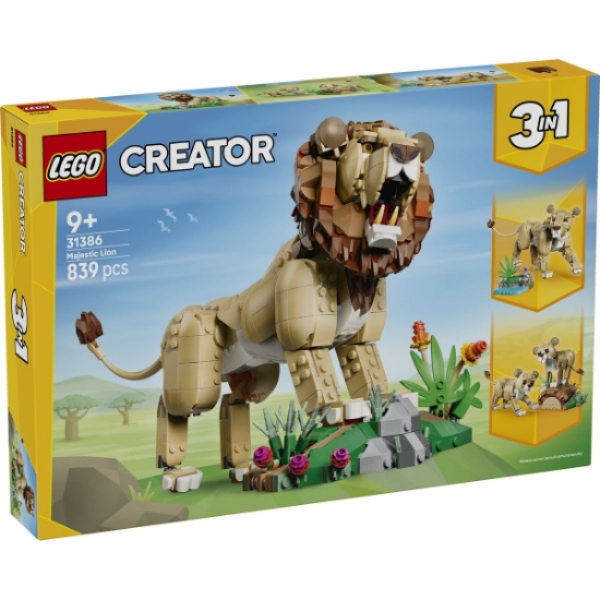 Imagine LEGO CREATOR ANIMALE SALBATICE LEU MAIESTUOS 31386