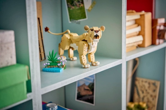 Imagine LEGO CREATOR ANIMALE SALBATICE LEU MAIESTUOS 31386