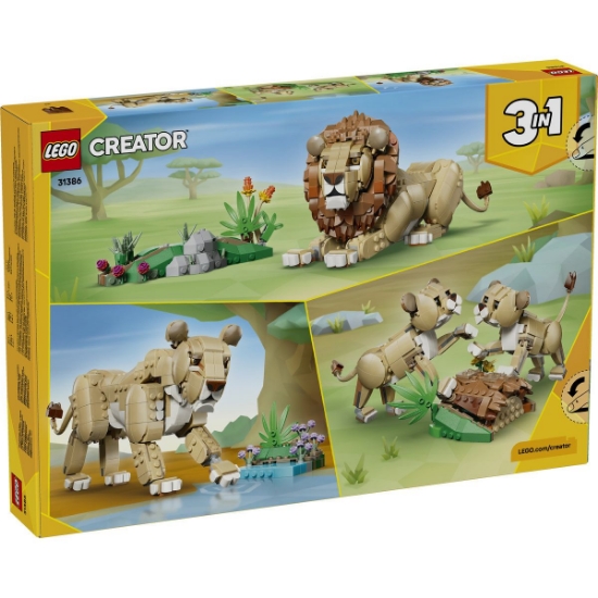 Imagine LEGO CREATOR ANIMALE SALBATICE LEU MAIESTUOS 31386