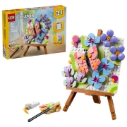 Imagine LEGO CREATOR TABLOU DECORATIV CU ARTA FLORALA 31390