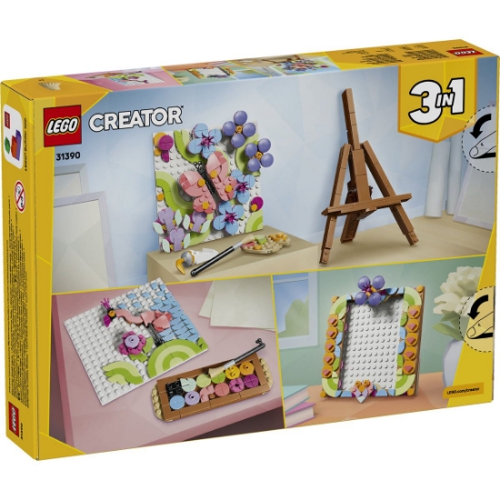 Imagine LEGO CREATOR TABLOU DECORATIV CU ARTA FLORALA 31390