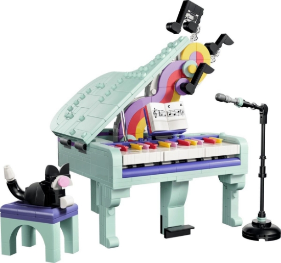 Imagine LEGO CREATOR PIAN DECORATIV CU O PISICA 31392