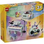 Imagine LEGO CREATOR PIAN DECORATIV CU O PISICA 31392