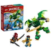 Imagine LEGO NINJAGO PACHET DE LUPTA CU ROBOTUL DRAGON AL LUI LLOYD 71862