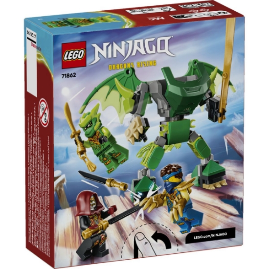 Imagine LEGO NINJAGO PACHET DE LUPTA CU ROBOTUL DRAGON AL LUI LLOYD 71862