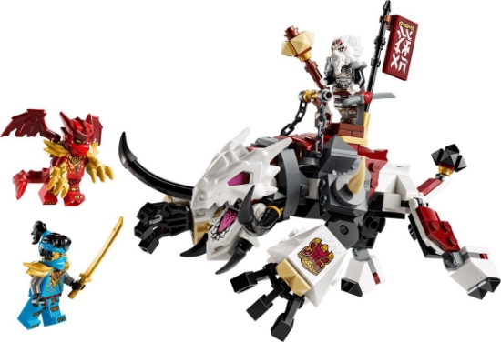 Imagine LEGO NINJAGO ZILVAR SI MONSTRUL DRAGON GRIMTAK 71863