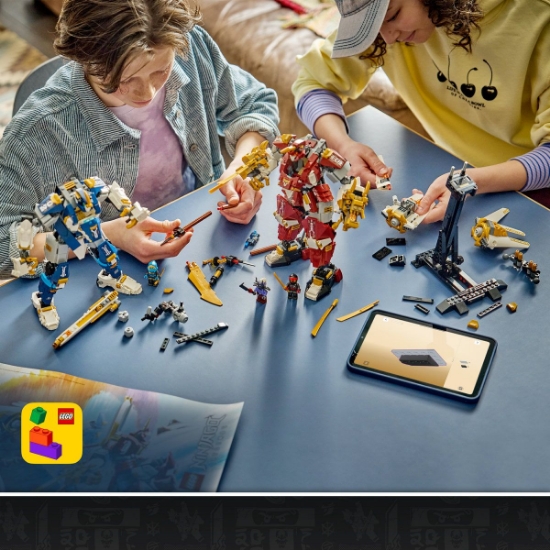 Imagine LEGO NINJAGO ROBOTII TITAN GEMENI 71870