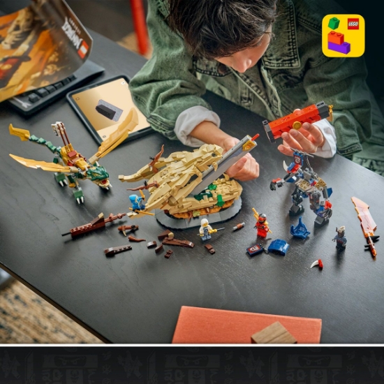 Imagine LEGO NINJAGO BATALIA DE LA SABIA DRAGONULUI 71871