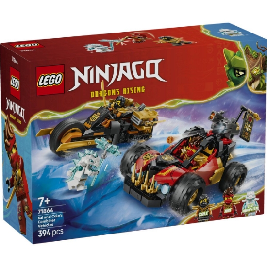 Imagine LEGO NINJAGO VEHICULELE TRANSFORMABILE ALE LUI KAI SI COLE 71864
