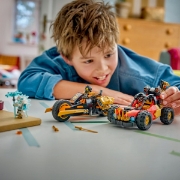 Imagine LEGO NINJAGO VEHICULELE TRANSFORMABILE ALE LUI KAI SI COLE 71864