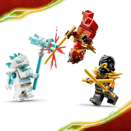 Imagine LEGO NINJAGO VEHICULELE TRANSFORMABILE ALE LUI KAI SI COLE 71864