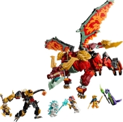 Imagine LEGO NINJAGO ROBOTUL DRAGON TRANSFORMATOR AL LUI WYLDFYRE 71868