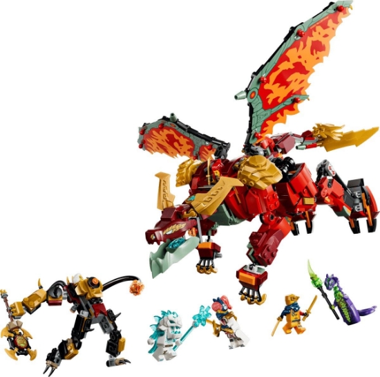 Imagine LEGO NINJAGO ROBOTUL DRAGON TRANSFORMATOR AL LUI WYLDFYRE 71868