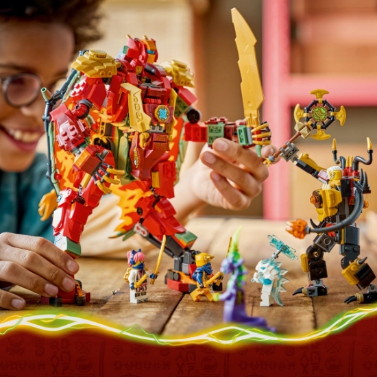 Imagine LEGO NINJAGO ROBOTUL DRAGON TRANSFORMATOR AL LUI WYLDFYRE 71868