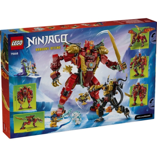 Imagine LEGO NINJAGO ROBOTUL DRAGON TRANSFORMATOR AL LUI WYLDFYRE 71868