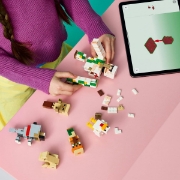 Imagine LEGO MINECRAFT ATAC IN DESERT CU UN JOCHEU DE GAINI 21592