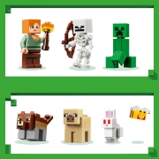 Imagine LEGO MINECRAFT PRIMA AVENTURA PE TIMP DE NOAPTE 21593