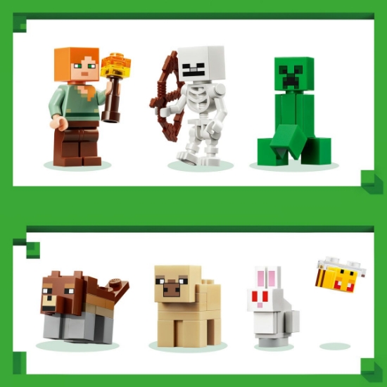 Imagine LEGO MINECRAFT PRIMA AVENTURA PE TIMP DE NOAPTE 21593