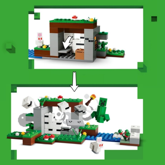 Imagine LEGO MINECRAFT PRIMA AVENTURA PE TIMP DE NOAPTE 21593