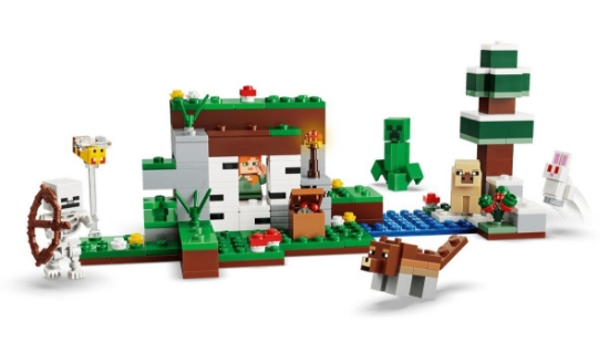 Imagine LEGO MINECRAFT PRIMA AVENTURA PE TIMP DE NOAPTE 21593
