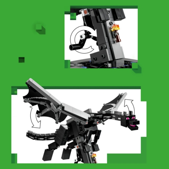 Imagine LEGO MINECRAFT DRAGONUL ENDER 21595
