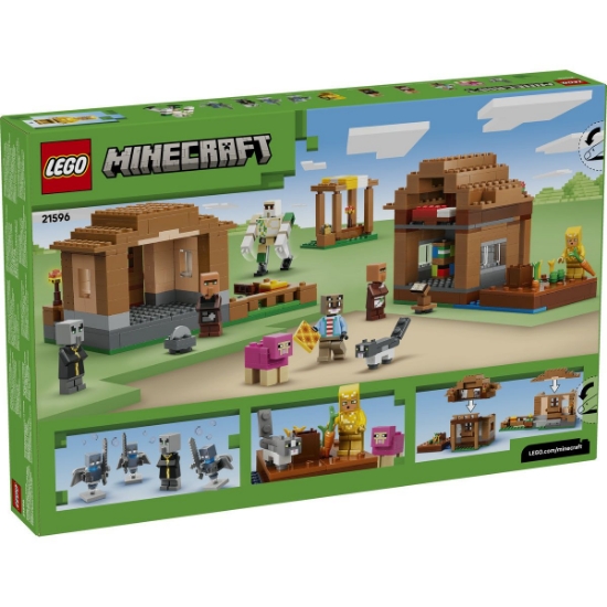 Imagine LEGO MINECRAFT ATACUL EVOCATORILOR ASUPRA SATULUI 21596