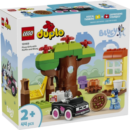 Imagine LEGO DUPLO MUFFIN SI BLUE FETELE CARE ADUC PIZZA 10469